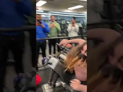 machine fail: machine malfunctions! #funnyvideo #workoutfail #gymfail # ...