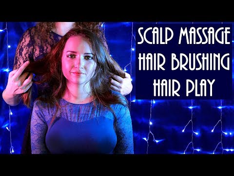 Corrina Gives Lucy Relaxing Scalp Massage, Hair Brushing and Hair Play ASMR Session