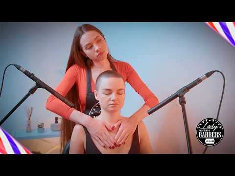 ASMR Shoulders Massage by Barber Lady Sandra