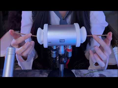 3HR Squishy Ear Session ASMR | Feather, Aloe Gel & Oily Cupping (No Talking)