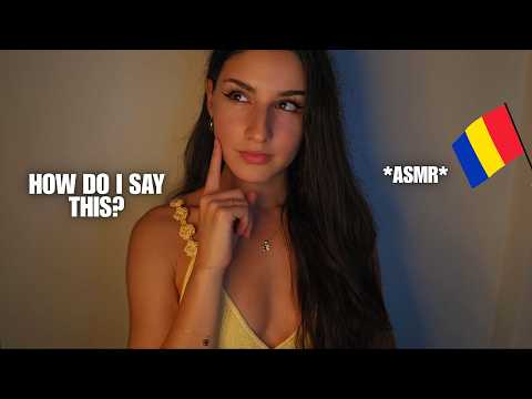 *asmr* teaching you romanian 🇷🇴 love and caring expressions