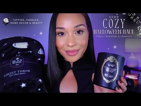 ASMR A Cozy Halloween Haul 💜🕯️The Coziest Autumn Finds, Candles & Home Decor