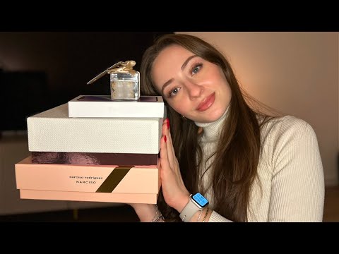 ASMR box tapping & scratching (build up tapping and scratching)