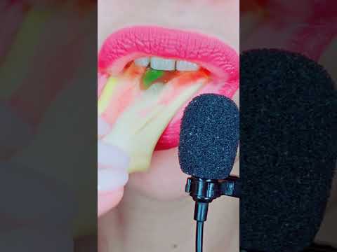 Gummy Pizza ASMR 🍕 | 젤리 피자 먹방 #ASMR #GummyPizza #CandyASMR #JellyASMR #EatingSounds