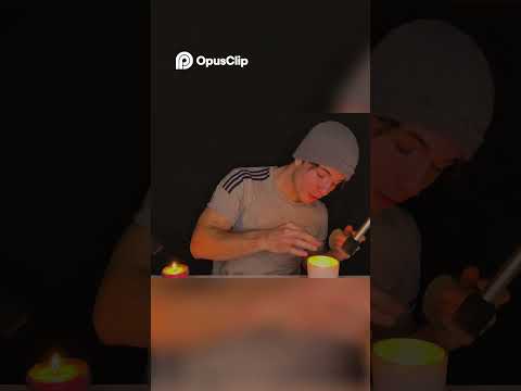 Bougie Divine, Parfum & Flamme Qui Emmènent Au Sommeil #visualtingle #asmr #mouthwhisper #tingles