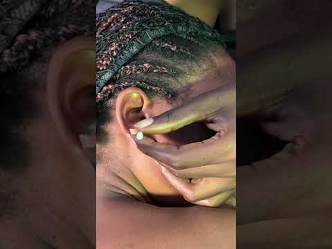 Deep ear cleaning and ear scratching for sleep #asmrbygracejohn #satisfying