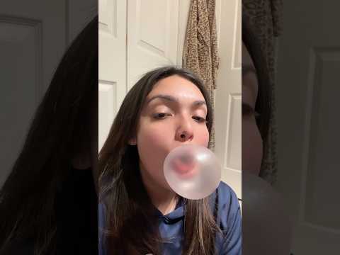 BUBBLE GUM ASMR | blowing bubble gum sounds  #bubblegumblowing #blowingbubblegum