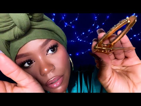 ASMR 🌱 Clipping Your Hair Back (Up Close Personal Attention ft. Dossier)