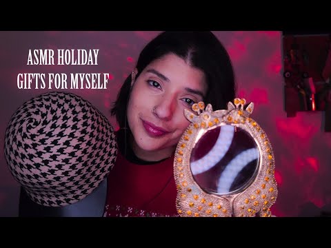 ASMR HOLIDAY GIFTS FOR MYSELF - SLEEPY SHOPPING HAUL