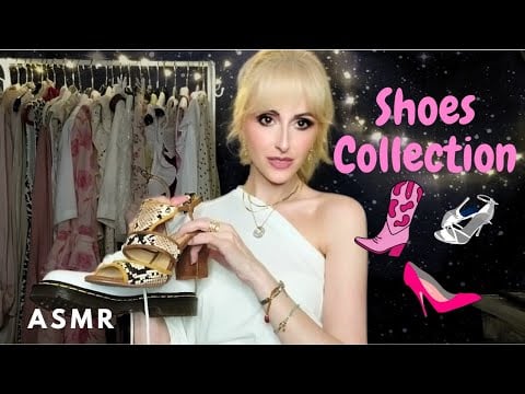 ASMR | Show &Tell La mia collezione di scarpe 👠👢 | #relaxingvideo 