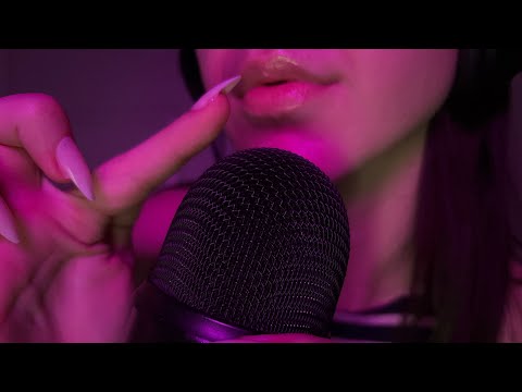 [ASMR] Close-Up Tingles: Almost Mic Touching + Mouth Sounds 😴