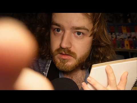 Would it be okay if I touch and draw your face? | ASMR Face Tracing Visual Trigger & Drawing You