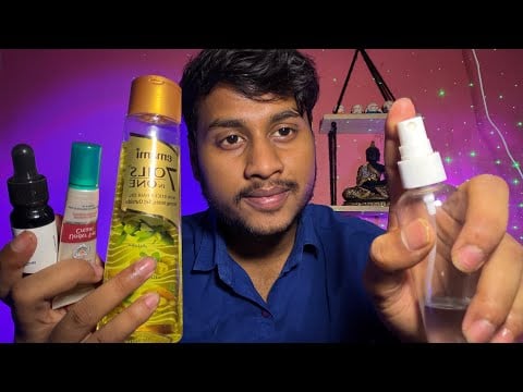 ASMR Massage, Skincare & Haircut 💆‍♂️✨ Personal Attention for Deep Sleep 😴