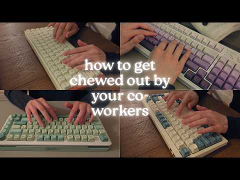 asmr least to most offensive keyboards to use in public | mechanical keyboard asmr