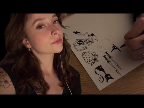 ASMR Saturday Scribble Session • 3 (tingly inaudible whispers)