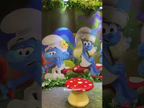 Smurfs no metrô #asmr