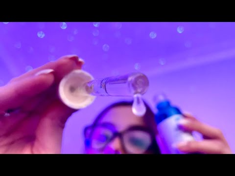 ASMR- LIMPEZA RELAXANTE DE PELE PARA SUA TRANQUILIDADE MÁXIMA + sons de chuva 🌧️