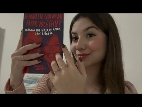 ASMR caseirinho tapping em livros