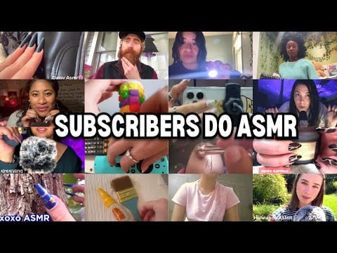 My Subscribers Do ASMR 20K Special 💛