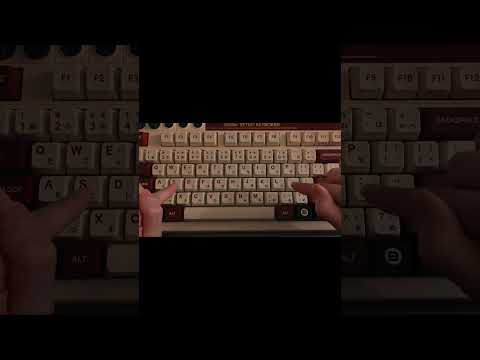 Meet 8BitDo Retro Keyboard with the springiest Kailh Box V2 White Switches #keyboardasmr #asmrvideo