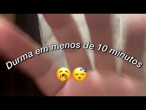 ASMR: DURMA EM MENOS DE 10 MINUTOS (sons gatilhos, mão na tela, sons molhados)