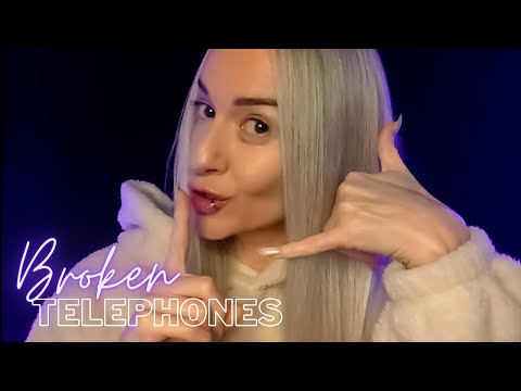 ASMR | Guess the Message...(broken telephone game - unintelligible whispers)