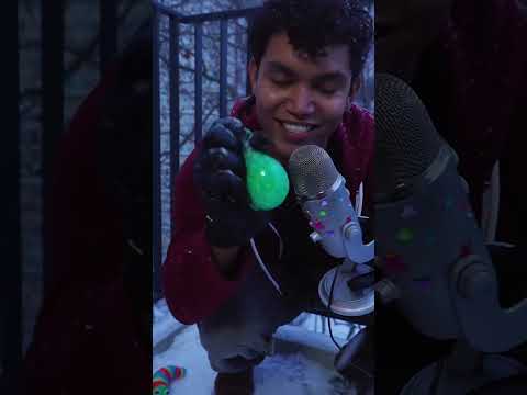 ASMR MOUTH SOUNDS IN THE WINTER! ❄️ #mouthsounds #viral