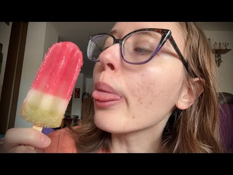 Eating a Popsicle Mukbang + Chit-Chat ASMR