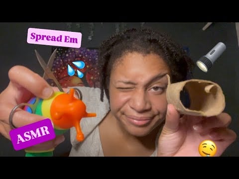 ASMR - Eye Scooping With Lights