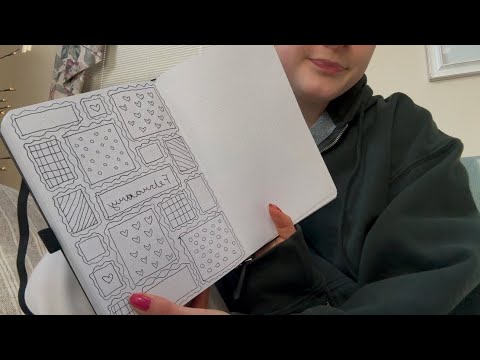 ASMR Bullet Journal With Me 💌 (Coloring Sounds + No Talking)