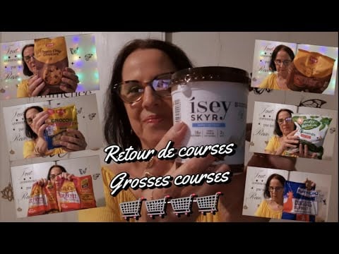 Asmr français:  "Retour de courses" grosses courses 🛒🛒🛒🛒