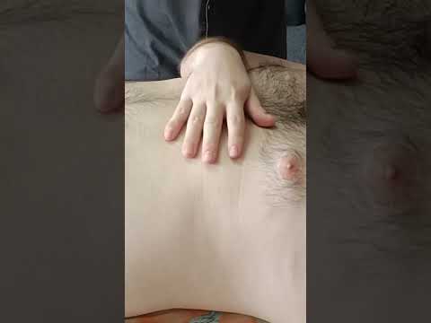 ASMR CHEST AMAZING MASTER MASSAGE #chest #asmr #massage #sleep #shortvideo #shorts
