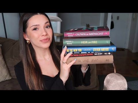 ASMR - Mini Book Haul 📚💤 Nail Tapping, Pure Whisper