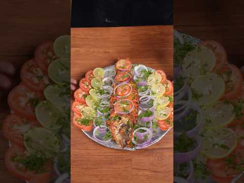 🔥 ASMR Tandoori Fish | Smoky & Spicy | Satisfying Grill Sounds | No Talking #shorts #asmr
