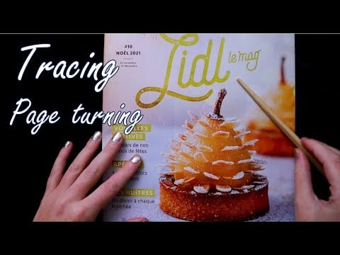 ASMR - Des idées Lidl pour Noël - Page turning et tracing