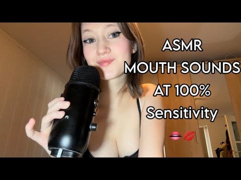 Mouth sounds at 100% sensitivity 👄💋 | German | ASMR 