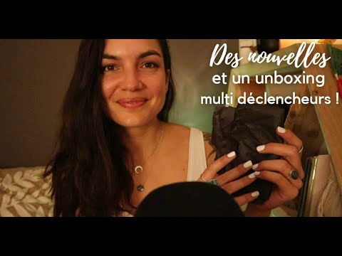 ASMR * Des nouvelles et unboxing multi déclencheurs tout doux !