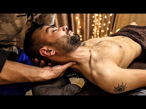 He Couldn't Move After This ASMR Full Body Massage / The Therapist Can't Be Forgotten