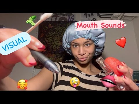 ASMR - Mouth Sounds With Visual Triggers (Myles)