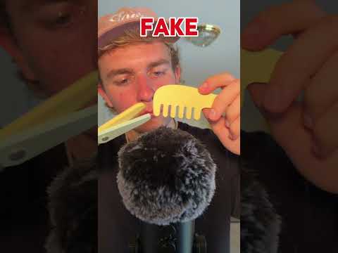 Asmr haircut real vs fake