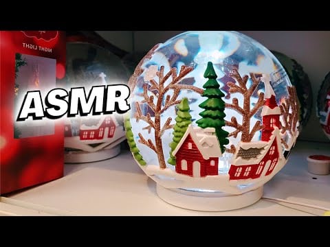 Public ASMR🎅Kohl's Christmas Treasures Tapping + Scratching Textures (no talking)