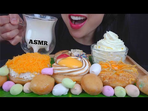 ASMR KRISPY KREME DONUTS EATING SOUNDS | NO TALKING | SAS-ASMR