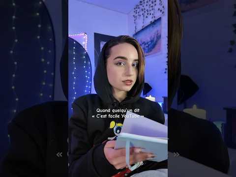 Les heures de tournage, montage et réflexion en silence : 👁️👄👁️#creatorlife #youtubelife
