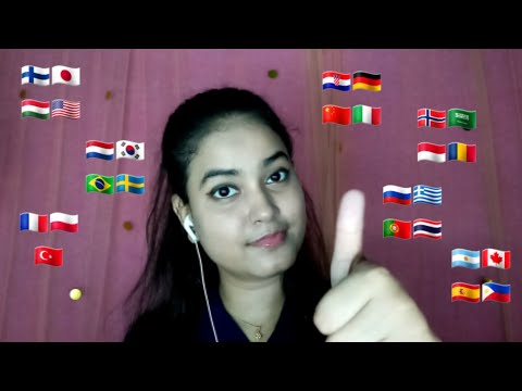 ASMR *Right* in 30 Different Languages with Inaudible Mouth Sounds