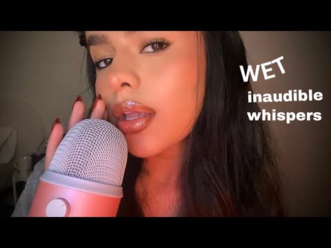 ASMR~ Wet Inaudible Whispers for Deep Sleep & Tingles