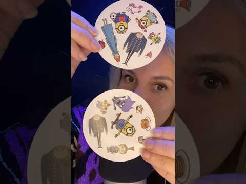 ASMR FR / On joue ensemble au Dobble Minions #asmrfr #shortsasmr #asmrshorts