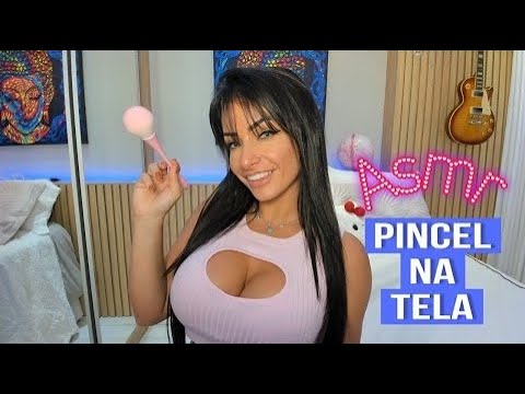 Asmr | Sons de Boca e Pincel na Tela 😴