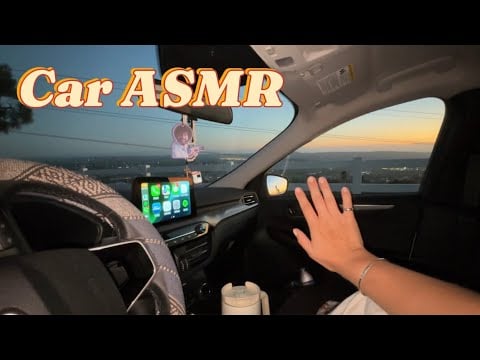 ASMR: Tapping & Scratching in My Car 🚗🫶