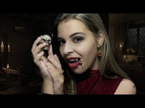 ASMR 🦇 VAMPIRA RELAXANDO VOCÊ | Especial de Halloween