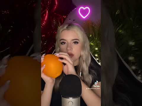 #asmr #tapping #asmrsounds #orange